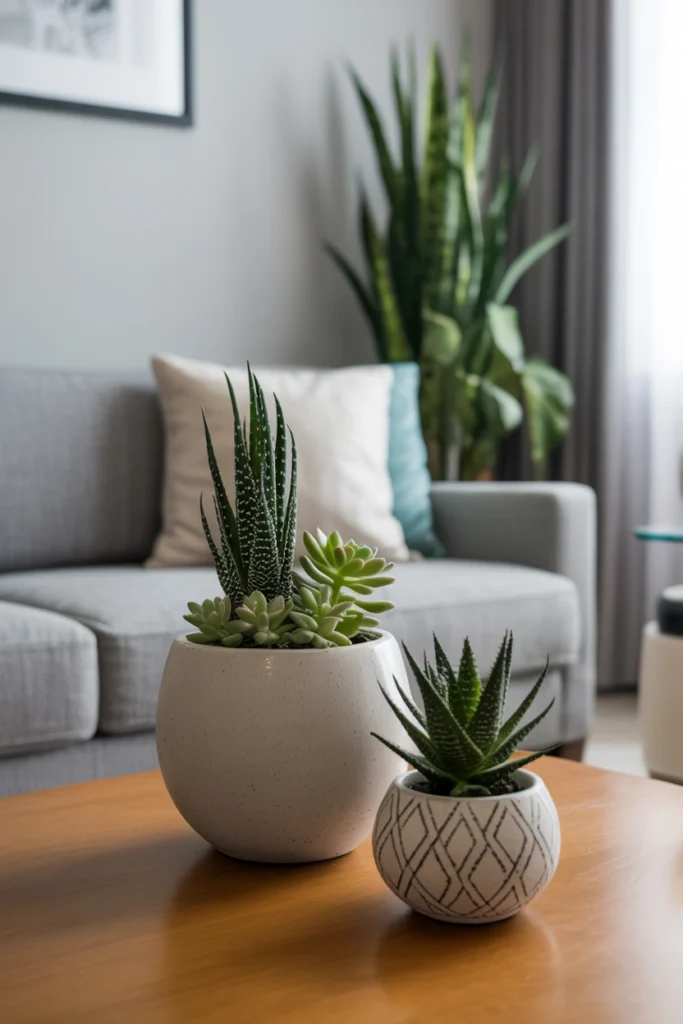 Succulent Collection Display