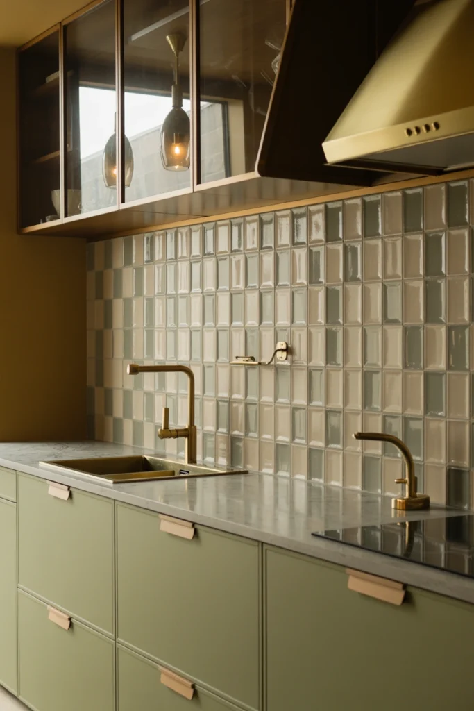 Textured Backsplash Tiles