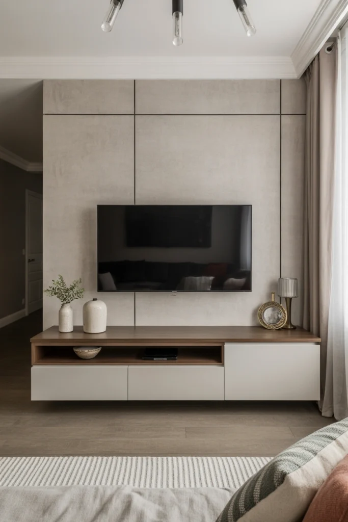 Textured Wallpaper TV Wall
