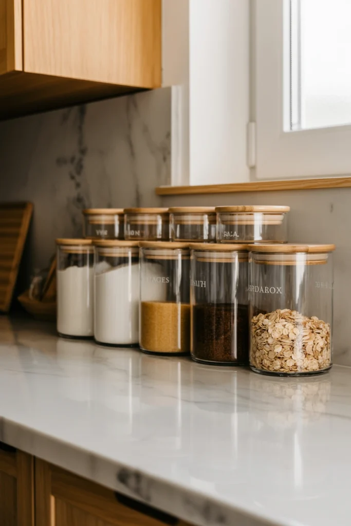 Use Decorative Storage Jars