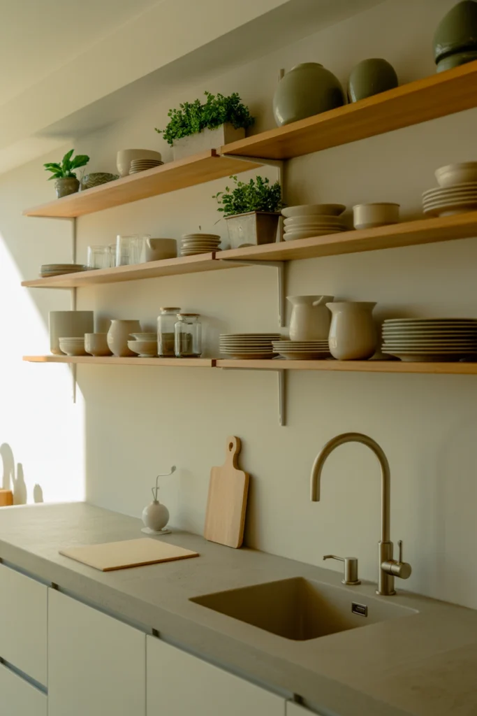 Use Open Shelving