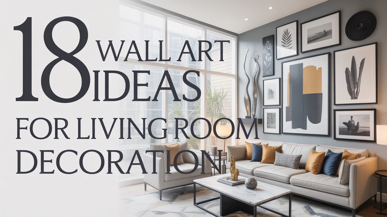 18 Wall Art Ideas for Living Room Decoration