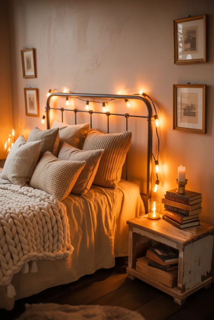 Warm Edison Bulb Fixtures