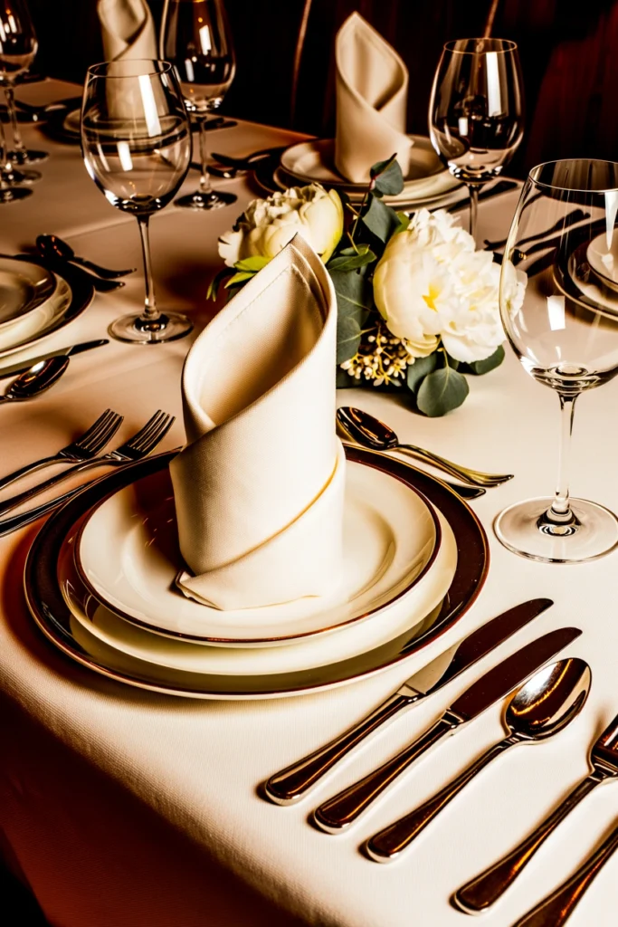 Add Linen Napkins