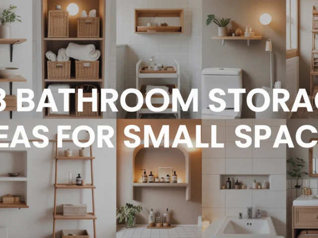 Bathroom Storage Ideas for Small Spaces