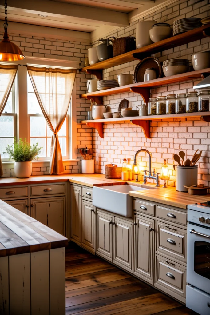 Brick Backsplash