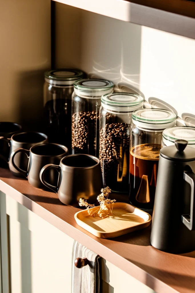 Create a Coffee Shelf