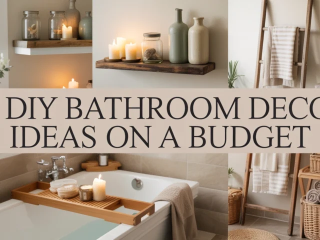 DIY Bathroom Decor Ideas on a Budget