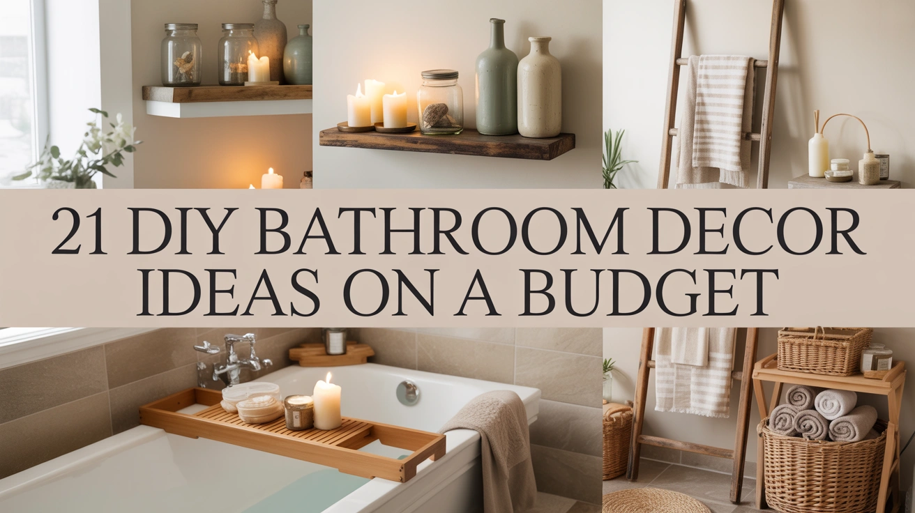 DIY Bathroom Decor Ideas on a Budget