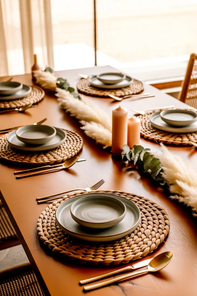 Decorate with Woven Placemats