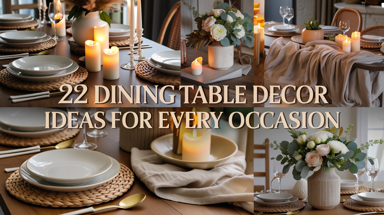 Dining Table Decor Ideas for Every Occasion