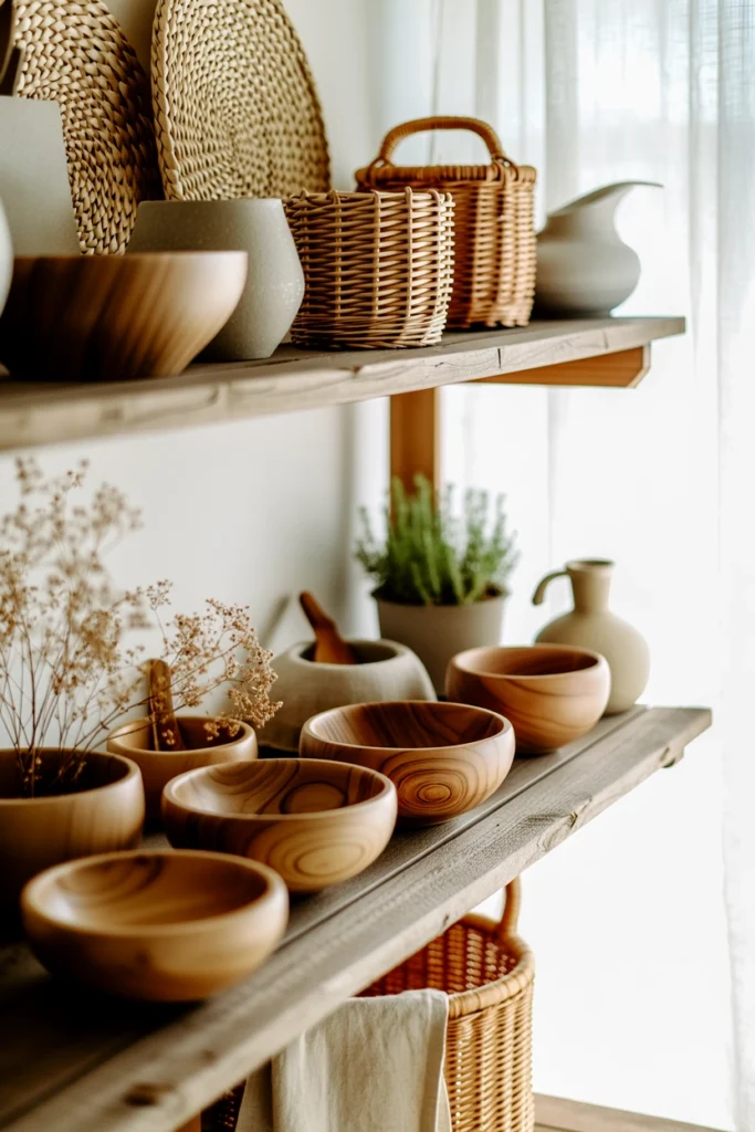 Display Wooden Bowls