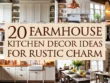 Farmhouse Kitchen Decor Ideas for Rustic Charm