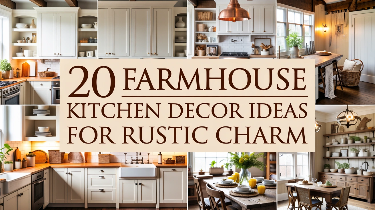 Farmhouse Kitchen Decor Ideas for Rustic Charm