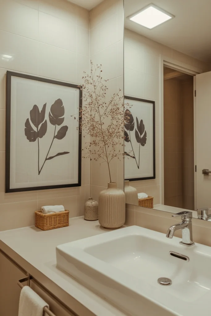 Hang Minimalist Framed Artwork