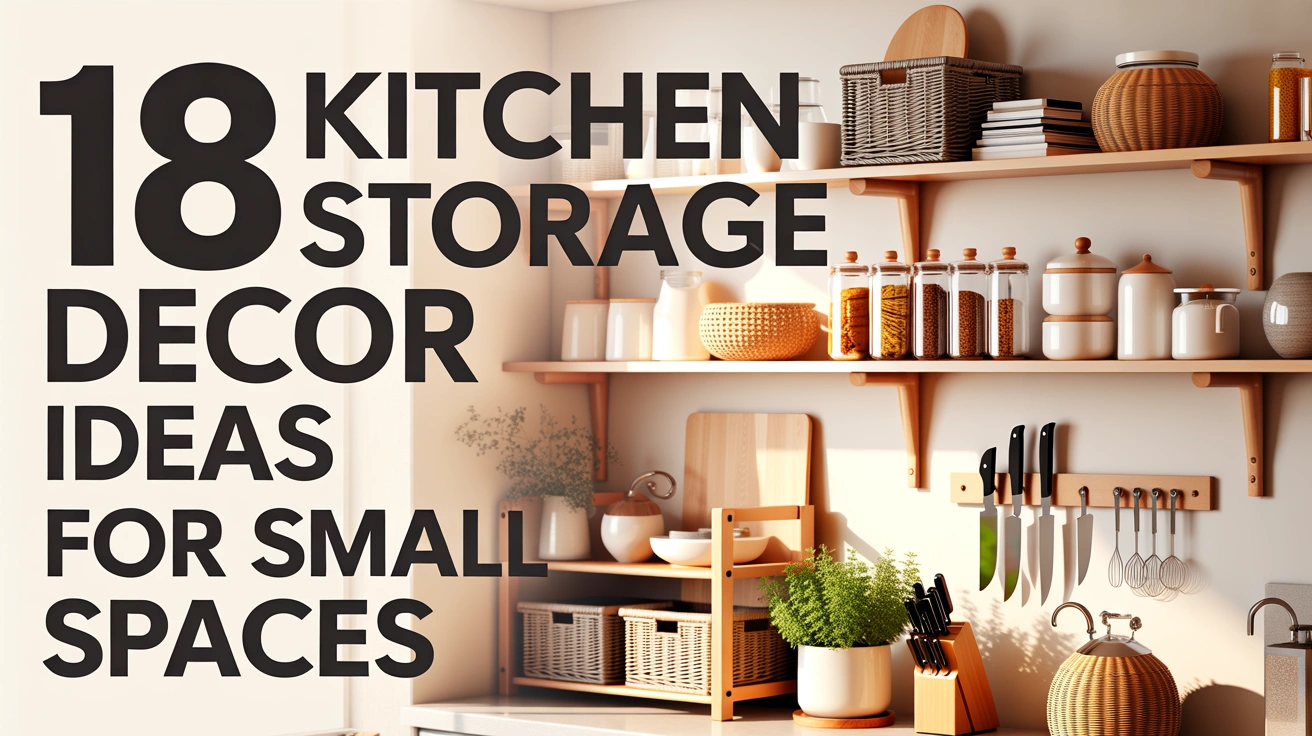 Kitchen Storage Decor Ideas for Small Spaces
