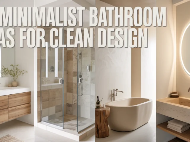 Minimalist Bathroom Ideas for Clean Design