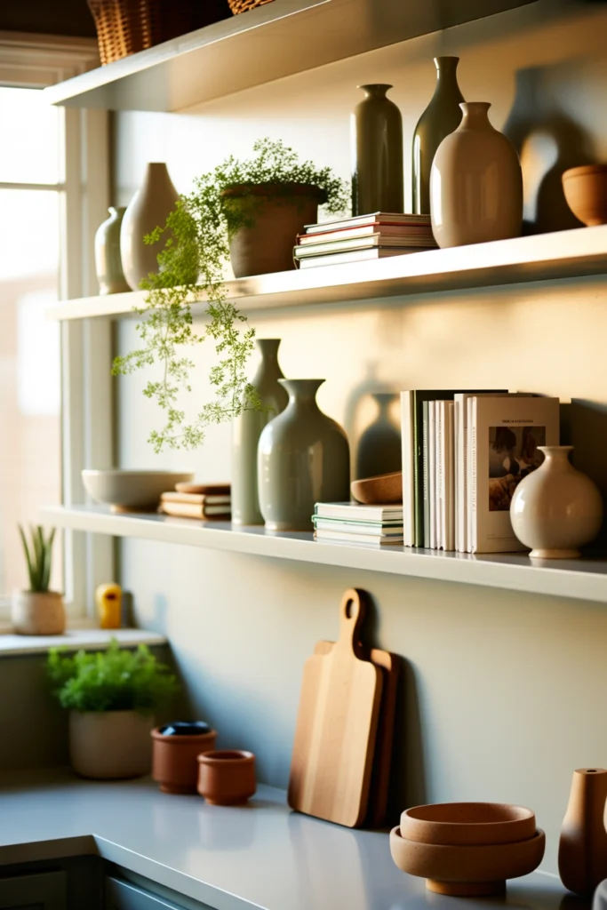 Mix Cookbooks with Decor