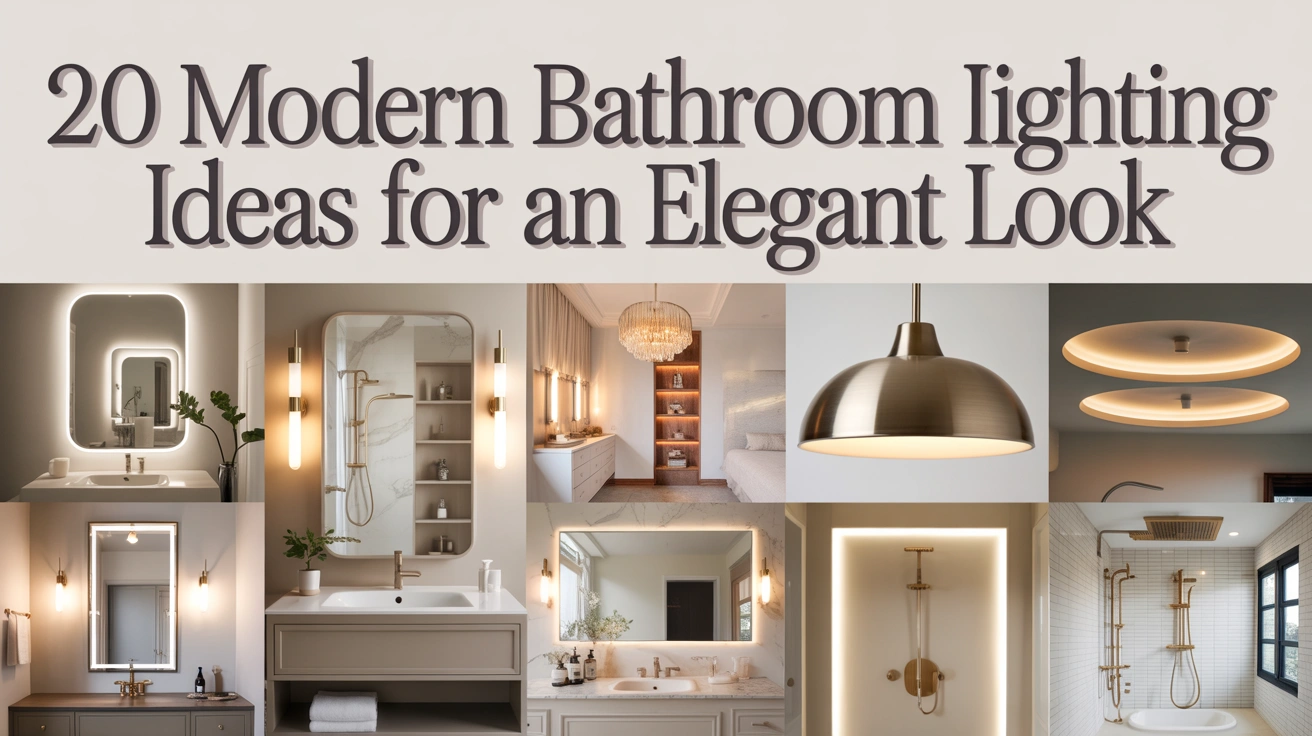 Modern Bathroom Lighting Ideas for an Elegant Look