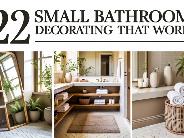 Small Bathroom Decorating Ideas That Work