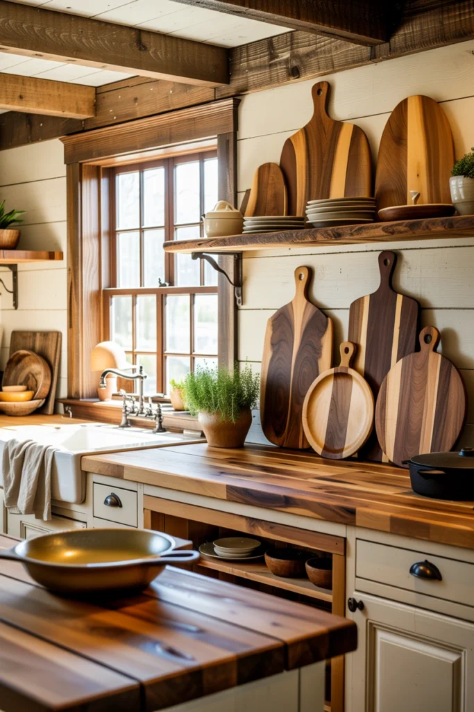 Wooden Cutting Board Displays