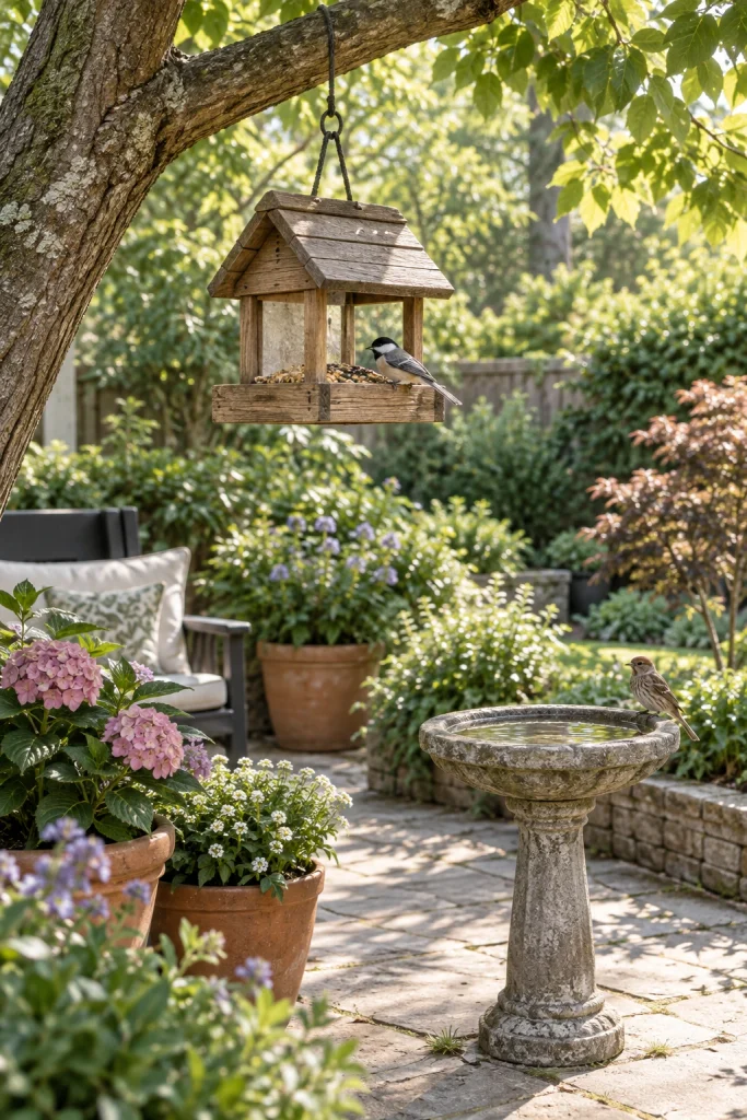 25 Patio Decor Ideas for a Stunning Outdoor Space Bird Feeder Station