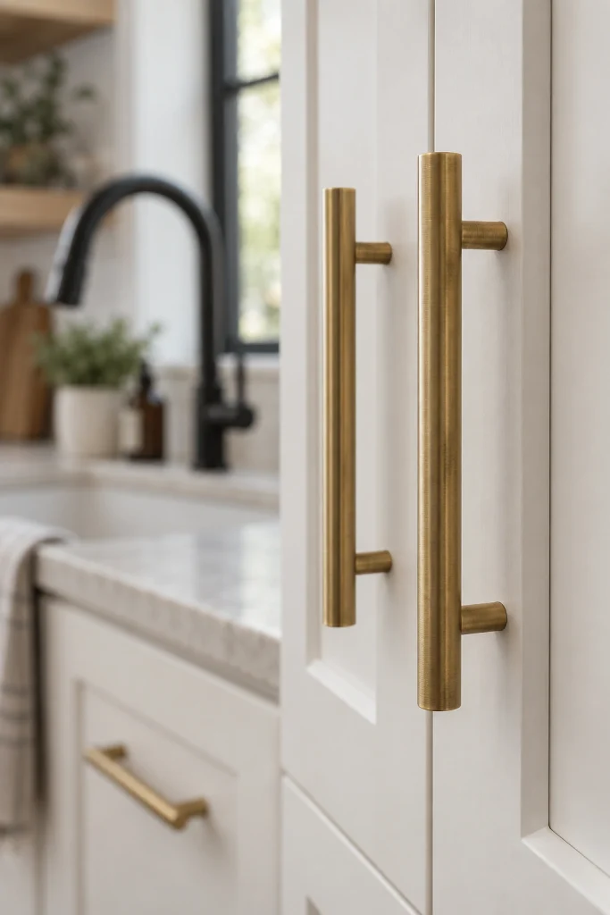 25 Kitchen Design and Decorating Ideas for Every Home Brass Hardware Upgrade