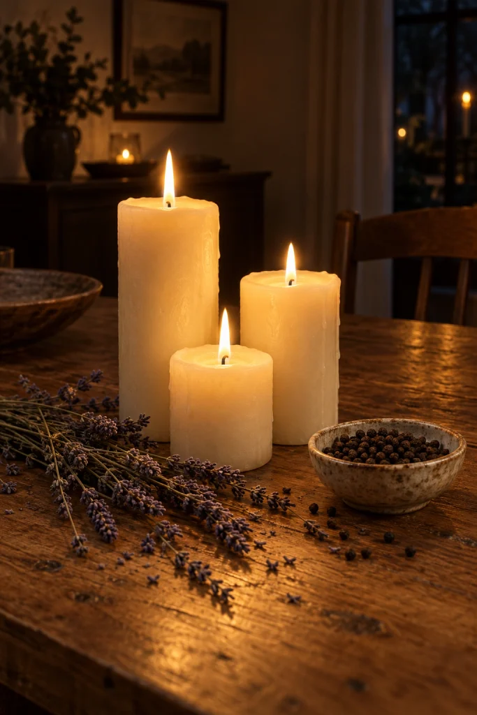 30 DIY Home Decor Ideas to Transform Your Space Candle Cluster Display