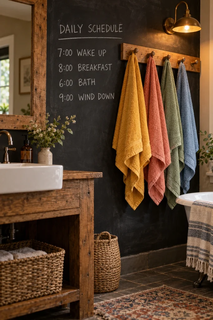 Chalkboard Bathroom Decorating Ideas