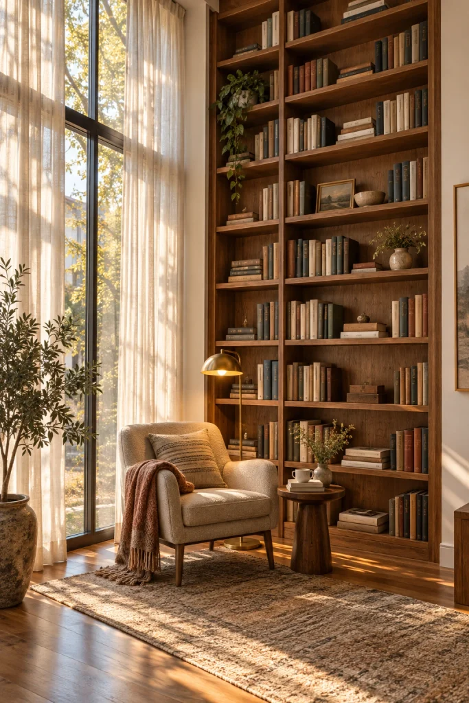 29 Apartment Decorating Ideas for Every Style Cozy Book Nook