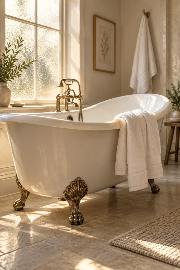 Curved Bathroom Decorating Ideas