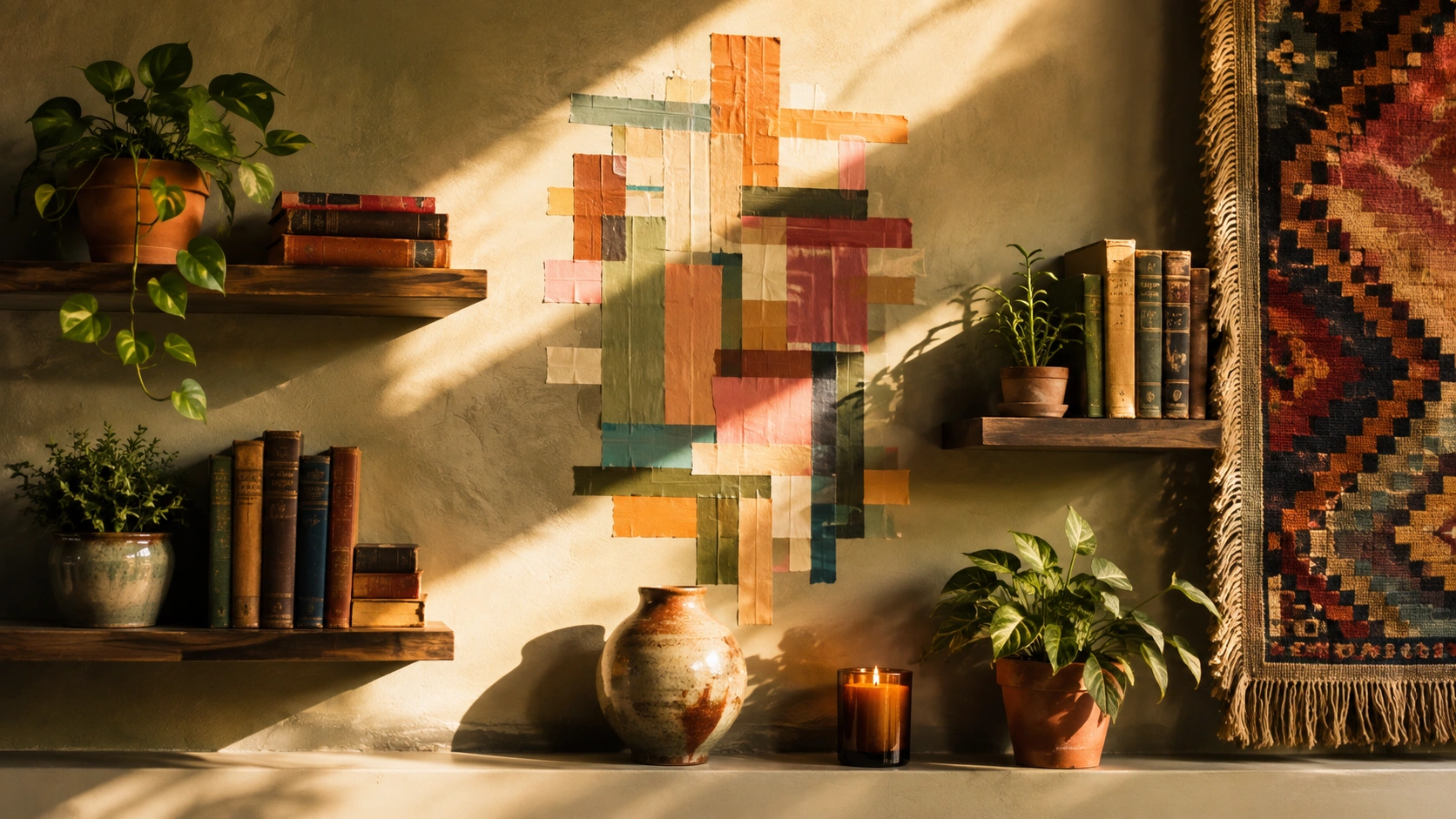 Glow Haven Decor - Beautiful Ideas for Every Home 22 Damage Free Wall Decor Ideas for Apartments