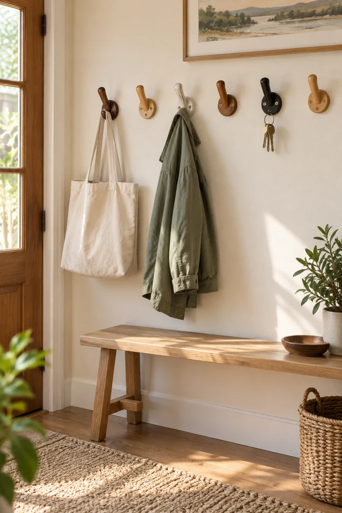 30 DIY Home Decor Ideas to Transform Your Space Decorative Hook Wall