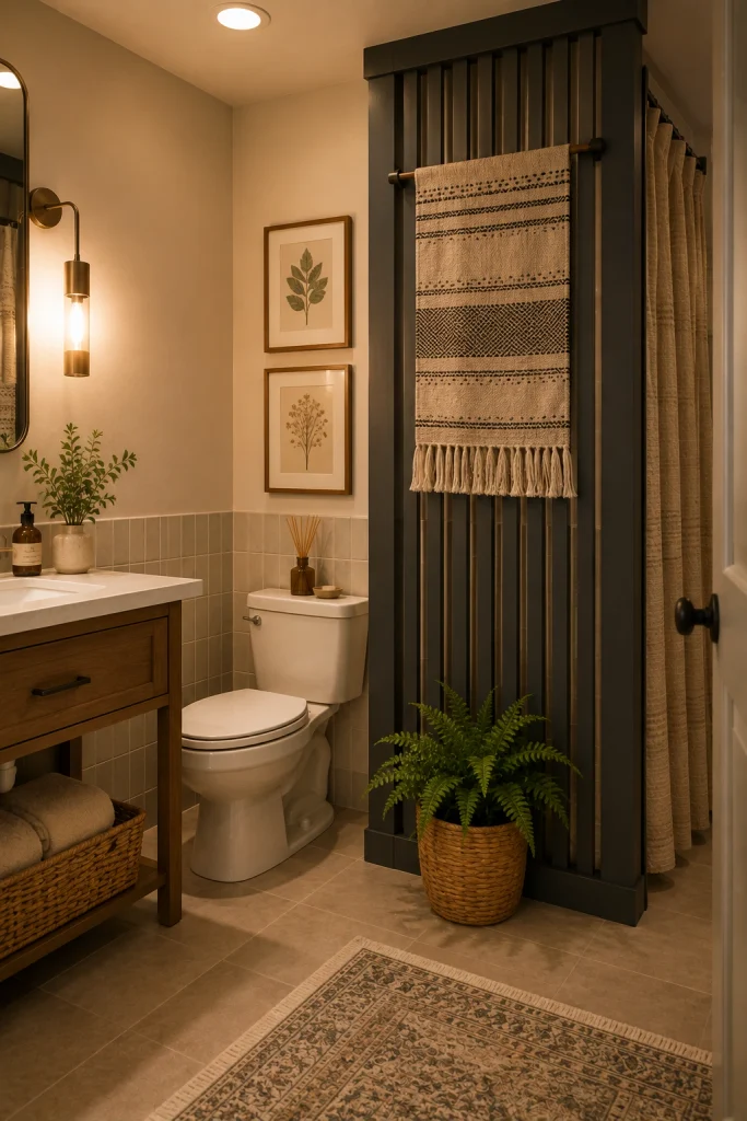 Decorative Panel to Hide Utilities