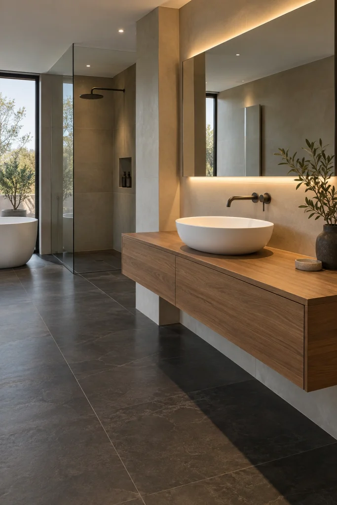 Floating Bathroom Decorating Ideas