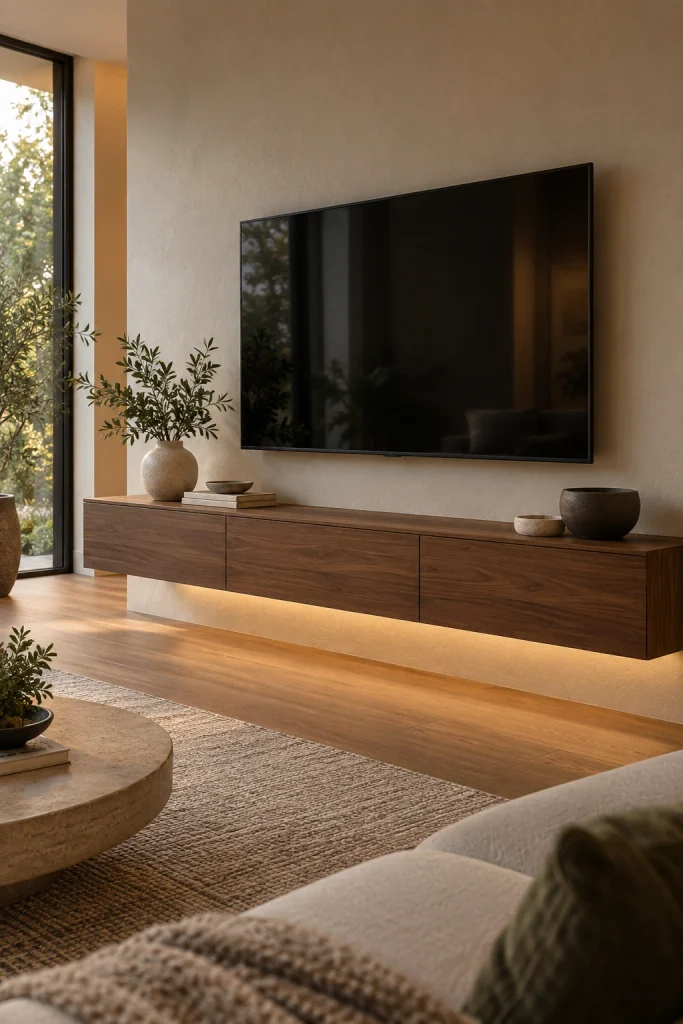 Floating TV Console