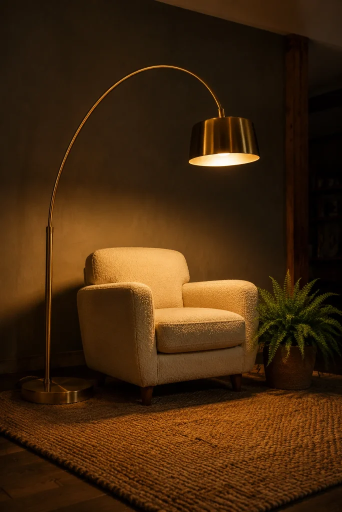 Floor Lamp Layering