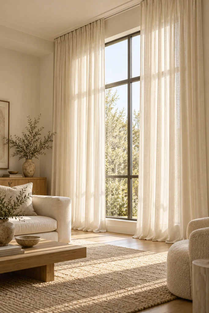 Floor-To-Ceiling Curtains For Windows