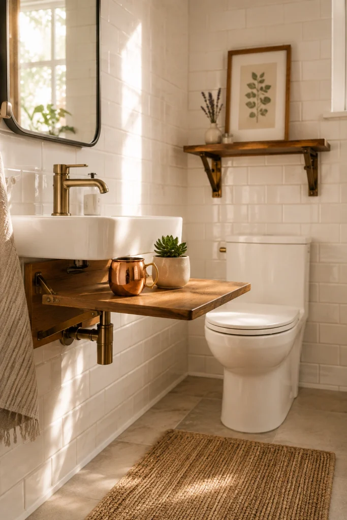 Fold-Down Wall Table or Shelf