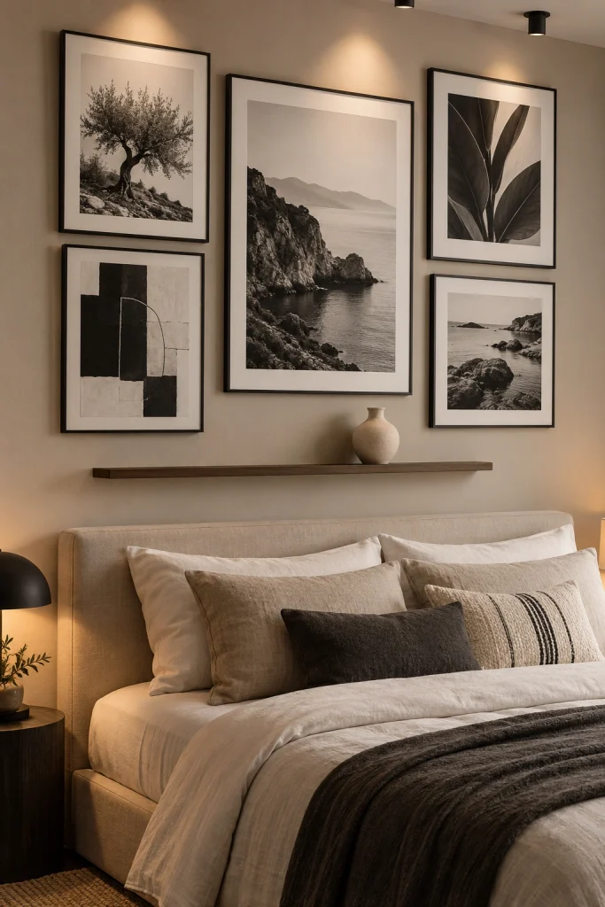22 Master Bedroom Decor Ideas for a Retreat Like Escape Gallery Wall Art