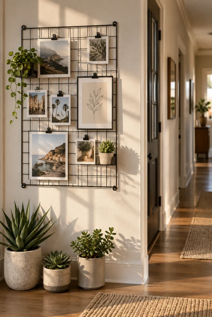 20 DIY Wall Decor Ideas You Can Make This Weekend Gallery Wall Grid