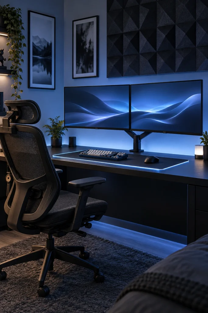 21 Bedroom Decorating Ideas for Teenage Guys That They'll Love Gaming Zone Nook