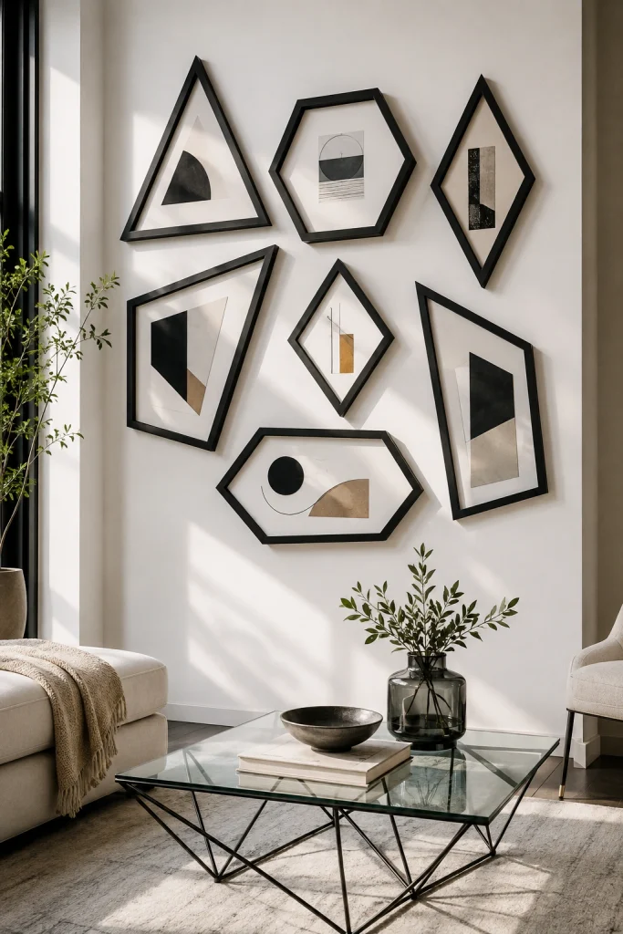 Geometric Gallery Wall