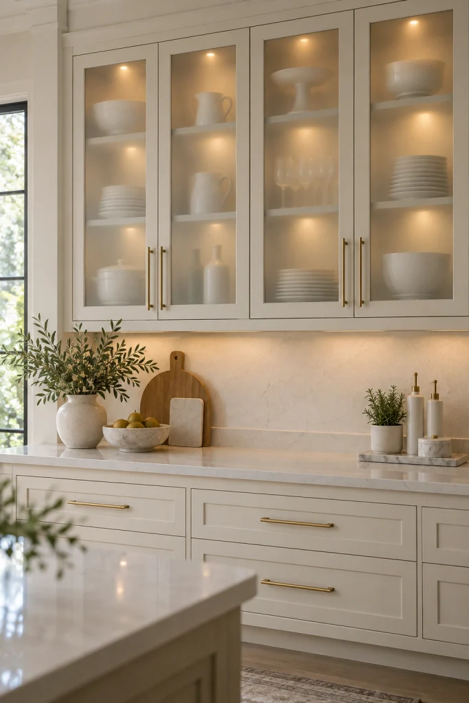 25 Kitchen Design and Decorating Ideas for Every Home Glass Cabinet Doors