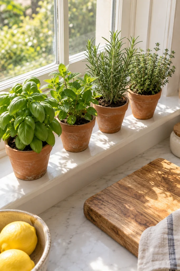 25 Kitchen Design and Decorating Ideas for Every Home Indoor Herb Garden
