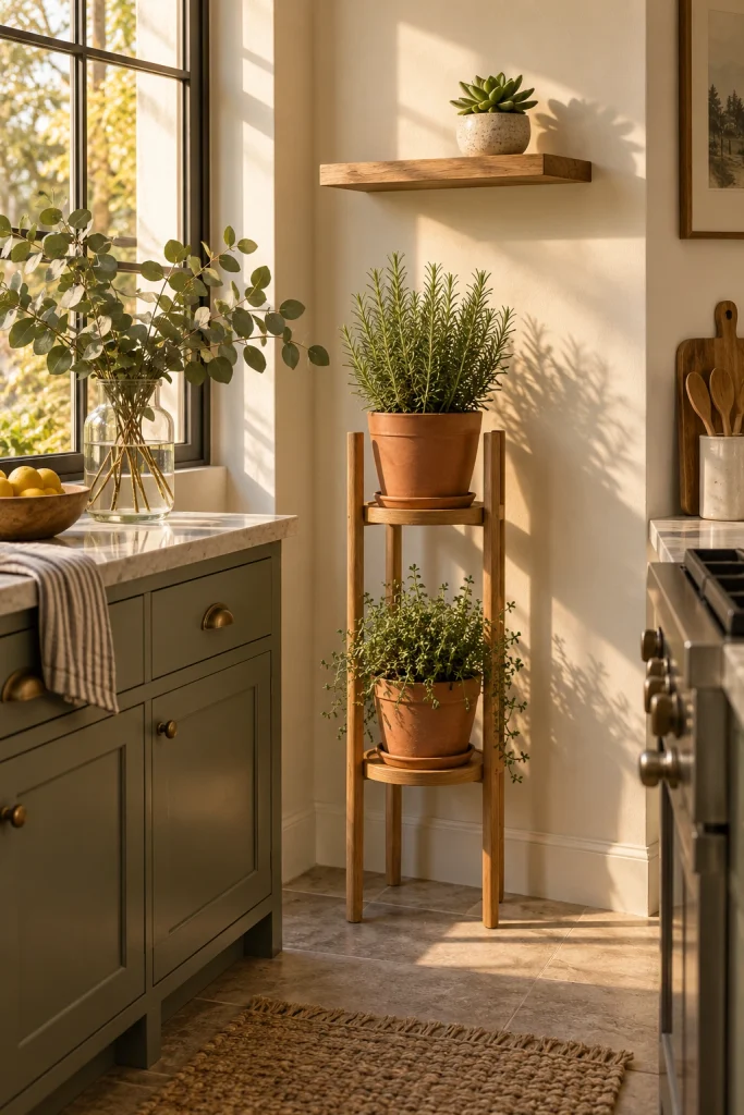 25 Kitchen Design and Decorating Ideas for Every Home Indoor Planter Station