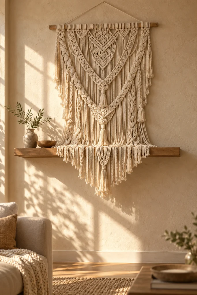 20 DIY Wall Decor Ideas You Can Make This Weekend Macrame Wall Hanging
