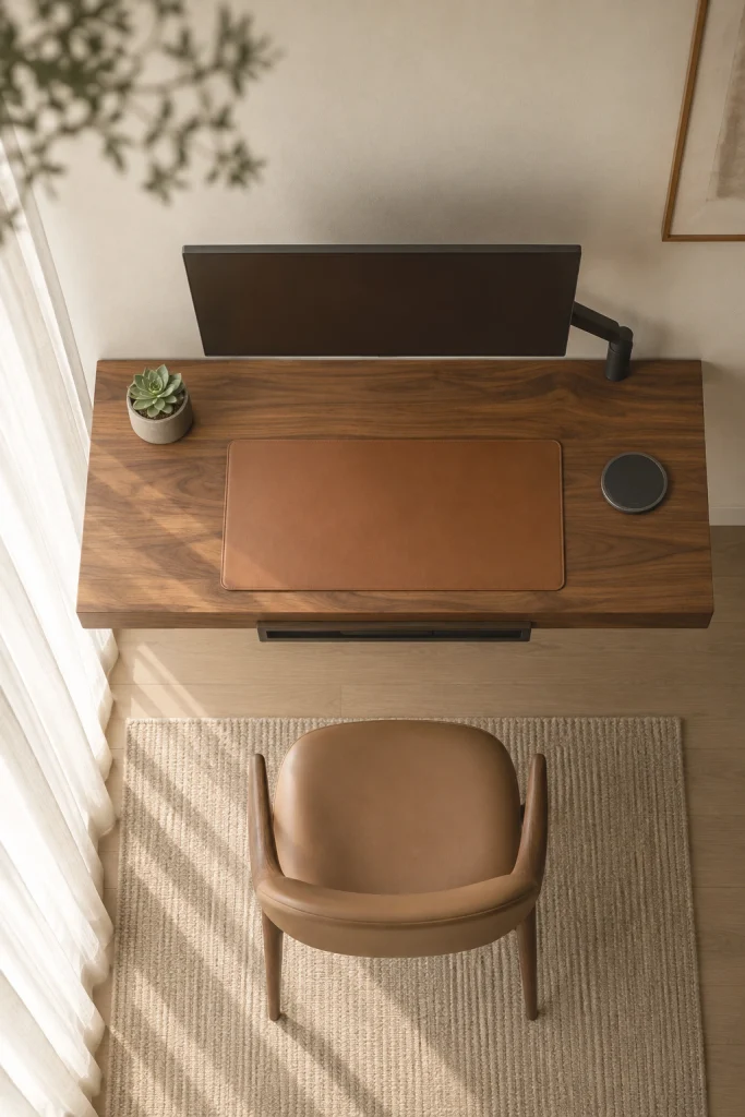 21 Bedroom Decorating Ideas for Teenage Guys That They'll Love Minimalist Desk Area