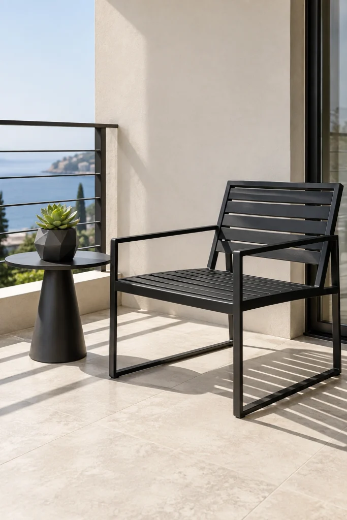 25 Balcony Decor Ideas for a Stunning Outdoor Space Minimalist Metal Furniture