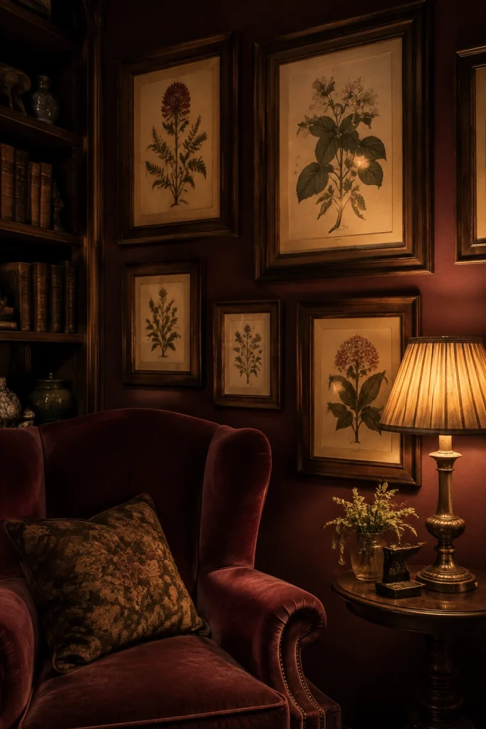 Moody Gallery Wall